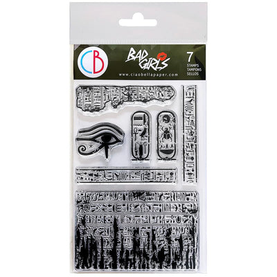 Walk Like an Egyptian Bad Girls Clear Stamp 4x6 by Ciao Bella Stamping Art