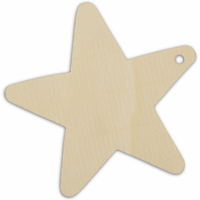 Wood Star - 4"